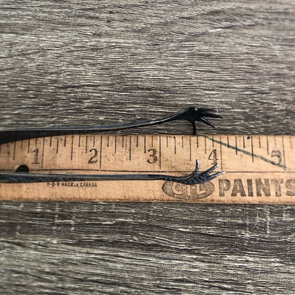 Antique Silverplate Talon Sugar Cube Tongs - Picture 12 of 15